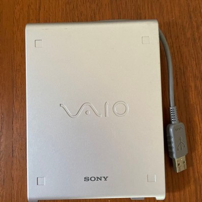 Sony VAIO USB Floppy Disk Drive External FDD Vintage Computer Accessory