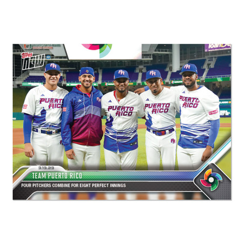 2023 Topps Now WBC-40 Team Puerto Rico