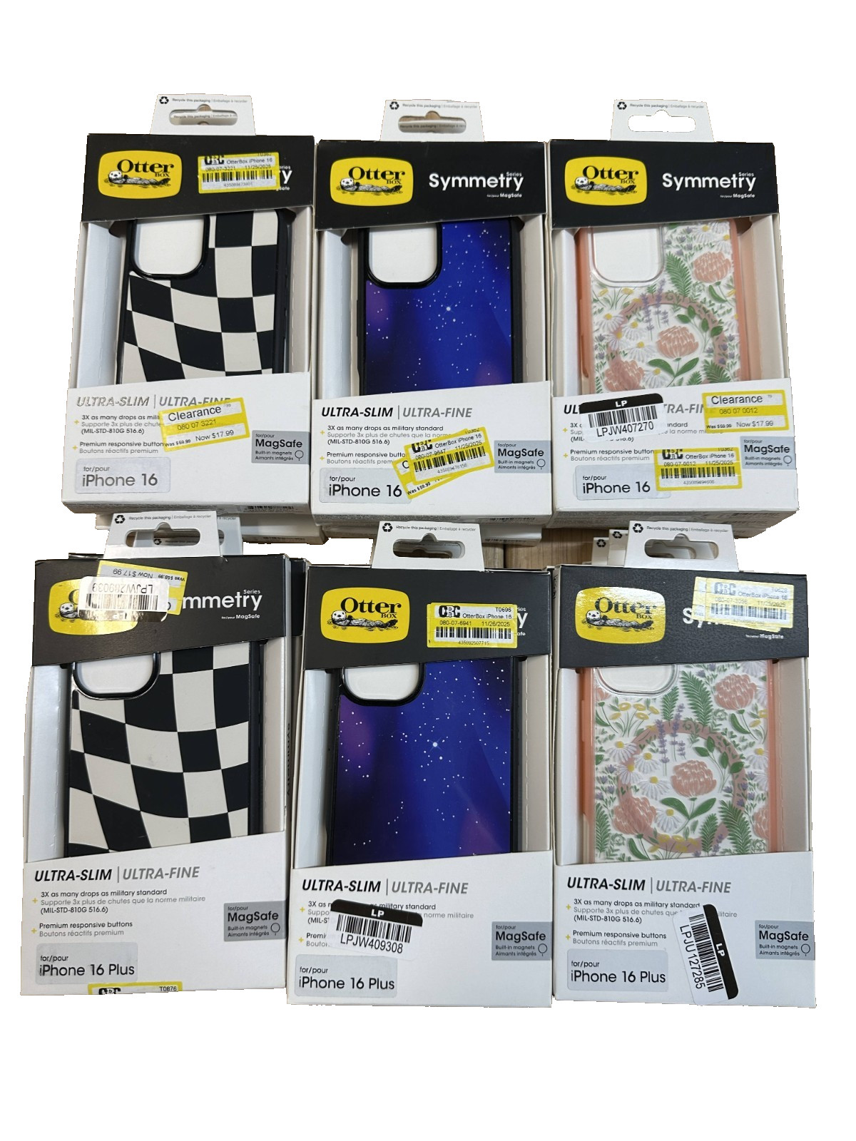 60 custodie OtterBox Symmetry per iPhone 16 e 16 Plus
