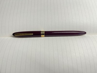 Shaeffer Admiral Füllfederhalter, 14k M, Touchdown Snorkle Mechanismus, Rot