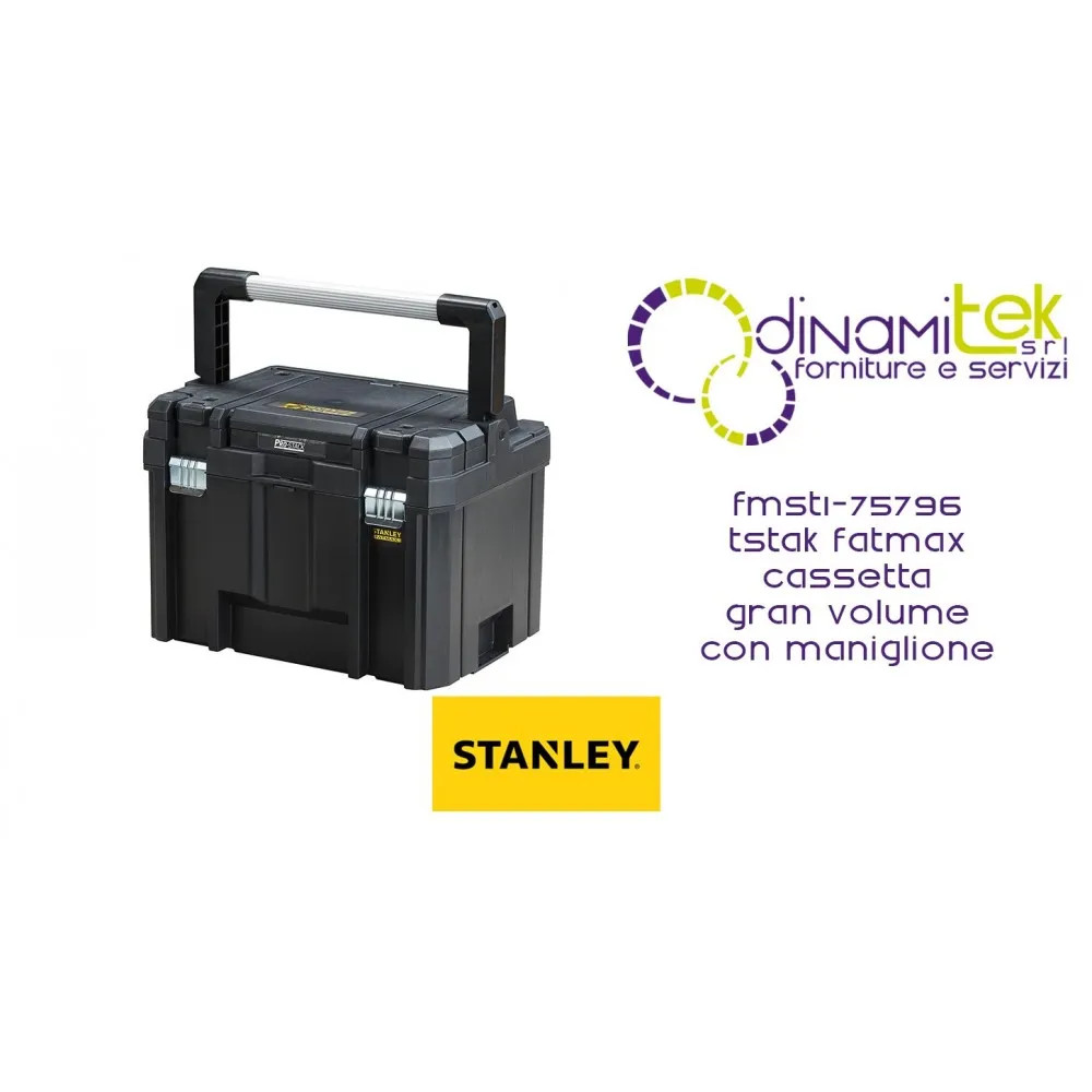 Stanley Nero Cassetta Degli Attrezzi, Cassetta Degli Attrezzi Tstak (1 Pezzo) - Immagine 2