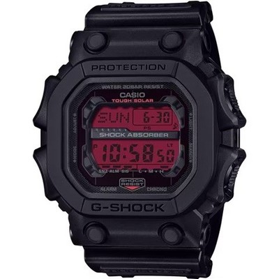 Free  Special  Brand New Casio G SHOCK GX 56BBR 1JF BLACK AND BOLD RED Tough Sol