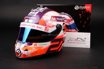 Nico Hulkenberg 2023 F1 season mini helmet, Haas F1 Team, 1:2 Schuberth