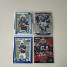 🔥Riley Leonard Rookie Lot 4 Cards Colts Notre Dame Rated Rookie Prizm Crusade