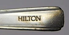 Vintage Hilton Hotel Metal Spoon MFG. International Silver Company