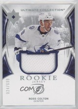 2021 Upper Deck Ultimate Collection Rookies Jersey 24/699 Ross Colton #144 12cy