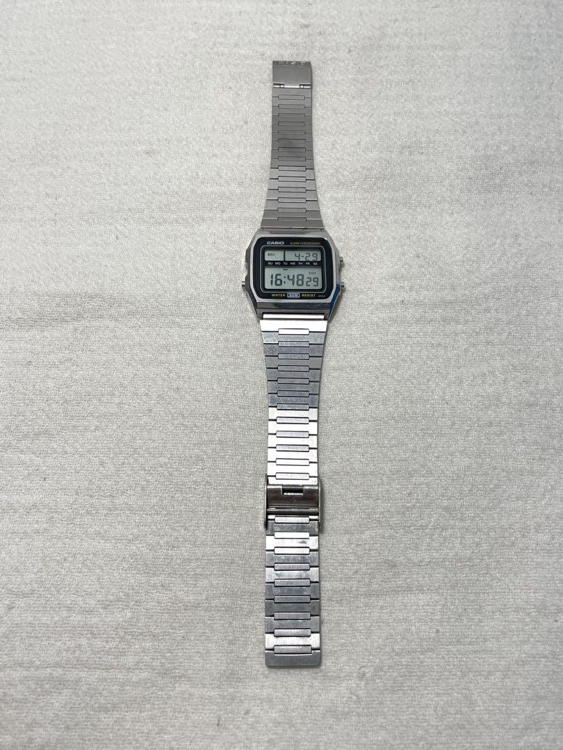 CASIO 80年代 WS-77 448 Casio WS-77 Digital Watch 448, Working Button, Backlight
