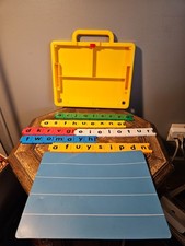 Megcos 1076 magnetic letter board with carrier - 47 Letters