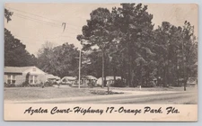 Azalea Court Cottages Hwy 17 Orange Park FL C1952 Postcard AK11