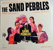 SAND PEBBLES (1966 JERRY GOLDSMITH) SOUNDTRACK LP STEVE MCQUEEN, CANDY BERGEN