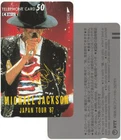 Michael Jackson Card Telephone Card Calling Phone Card Bad Tour JAPAN 1987