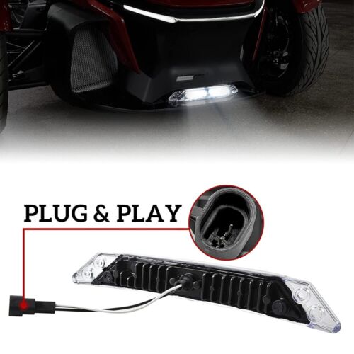 LED Front Spot Light For Can Am Spyder RT 219400991 2020-2022 2023 Bumper Lamp - Picture 4 of 12