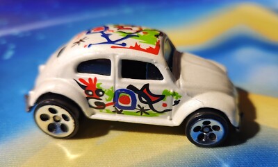 Hot Wheels VW Beetle Bug 1988 White Rare | eBay