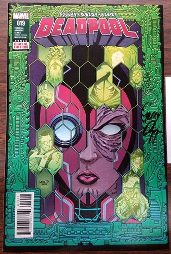 Deadpool (2016) #15 - 35 EACH SIGNED Duggan with Notarized Witness of Signature - Picture 35 of 110