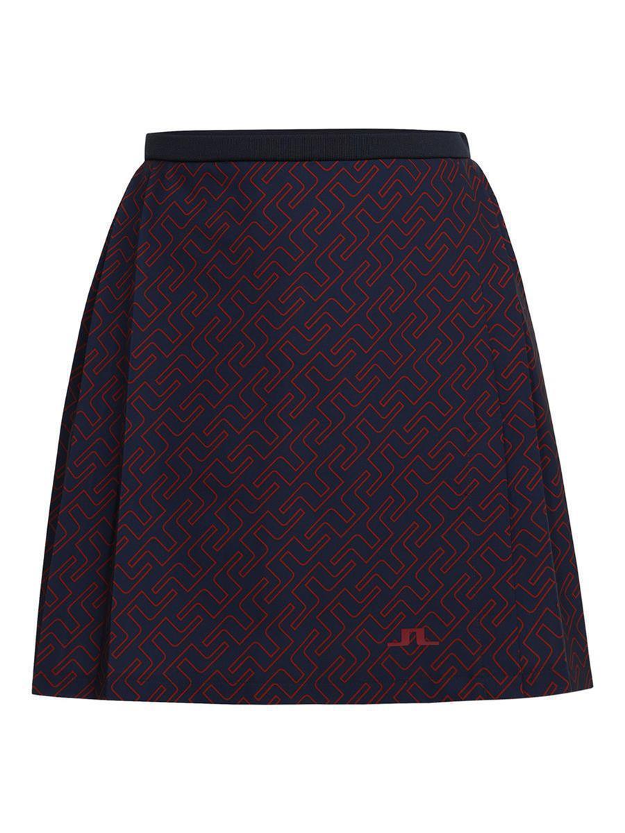 J.Lindeberg Golf Sierra с принтом Plissee Golfrock Damen