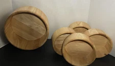 Wood Salad Set 5pc Macy’s Exclusive The Cellar Light Wooden