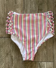 Full Tilt Multi-colored Bikini Bottom size S