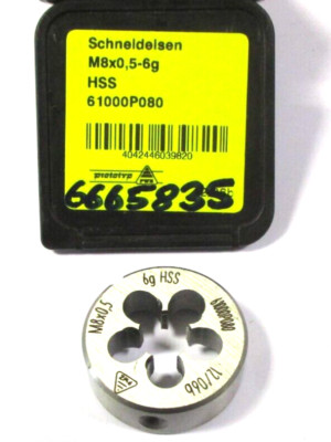PROTOTYP PWZ Gewindeschneideisen HSS M8 x 0,5 6g Schneideisen Neu H54889