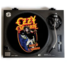 OZZY OSBOURNE Turntable Slipmat For Vinyl Records 12" DJ Slip Mat Black Sabbath