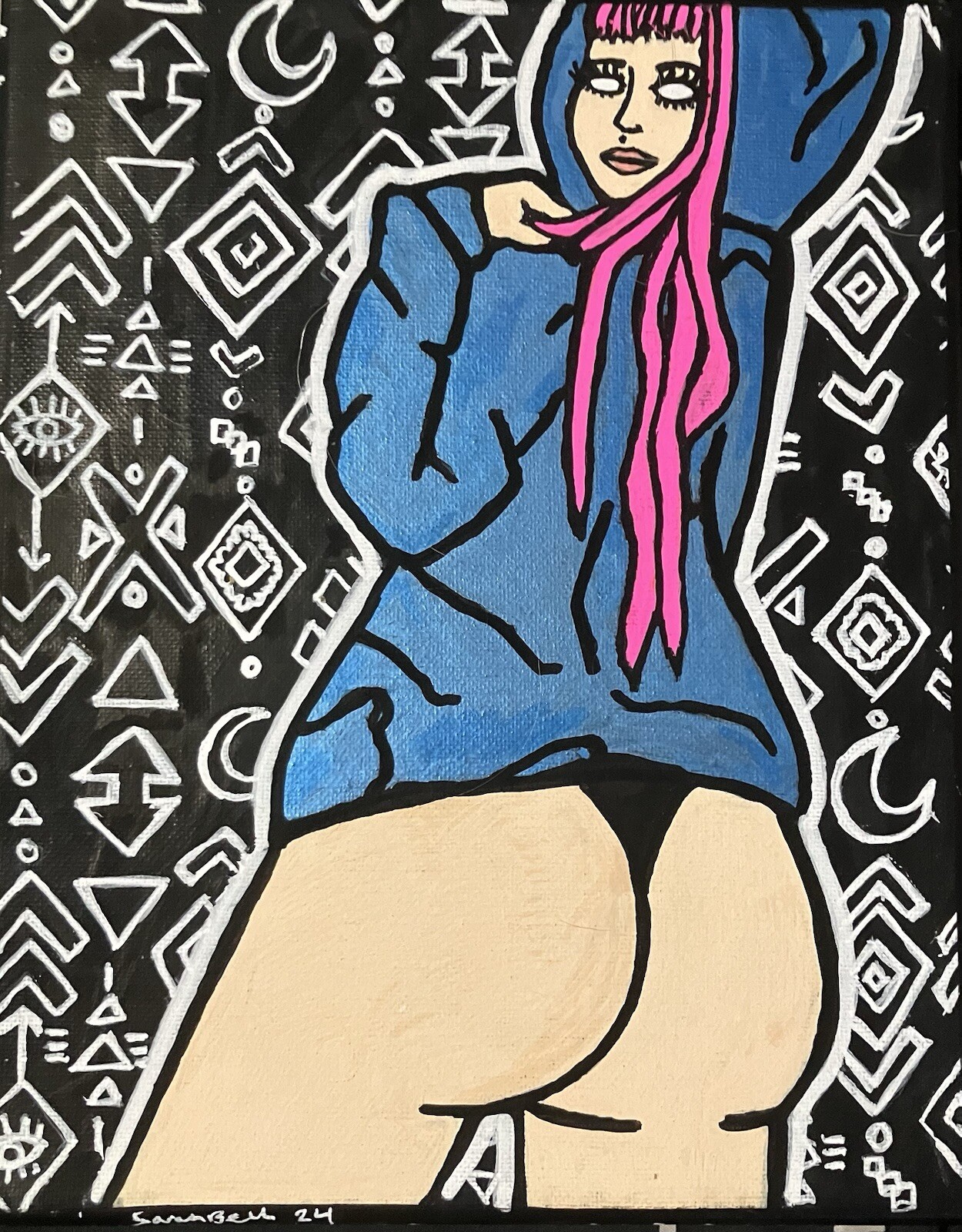 Painting 8 X 10 Original Art By Sbell Acrylic On Stretched Canvas