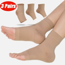 3PK Foot  Ankle Brace Socks for Sprained Ankle Compression Sleeve-Ankle Support