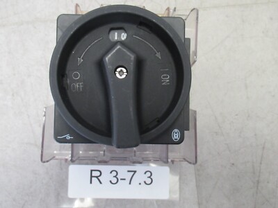 Moeller P3-63 Hauptschalter 3-Pol 63A 37kW + HI11-P1/P3/E Hilfsschalter schwarz