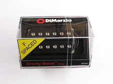 DiMarzio F-Spaced Gravity Storm Bridge Humbucker Black W/Chrome Poles DP 253