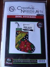 CREATIVE NEEDLE ARTS CHRISTMAS NOEL STOCKING COUNTED CROSS STITCH KIT CN0083