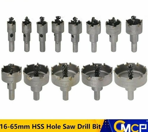 Hole Saw Drill Bit Set Carbide Tip Hole 