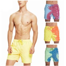 Color Changing Men Swimming Trunks Swimwear