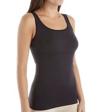 Bali Comfort Revolution Seamless Smoothing Camisole Top DF1007 Black Large