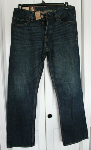New Hollister Men's Classic Straight Jeans Size 32x30 - Picture 3 of 4