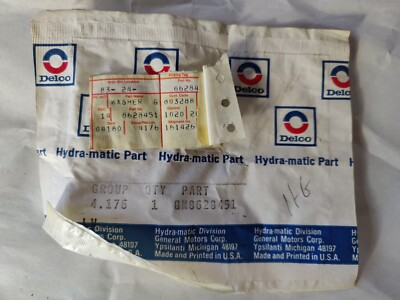 #ad NOS OEM 1976 81 GM Transmission Output Shaft Select Front Washer Delco 8628451 $9.99
