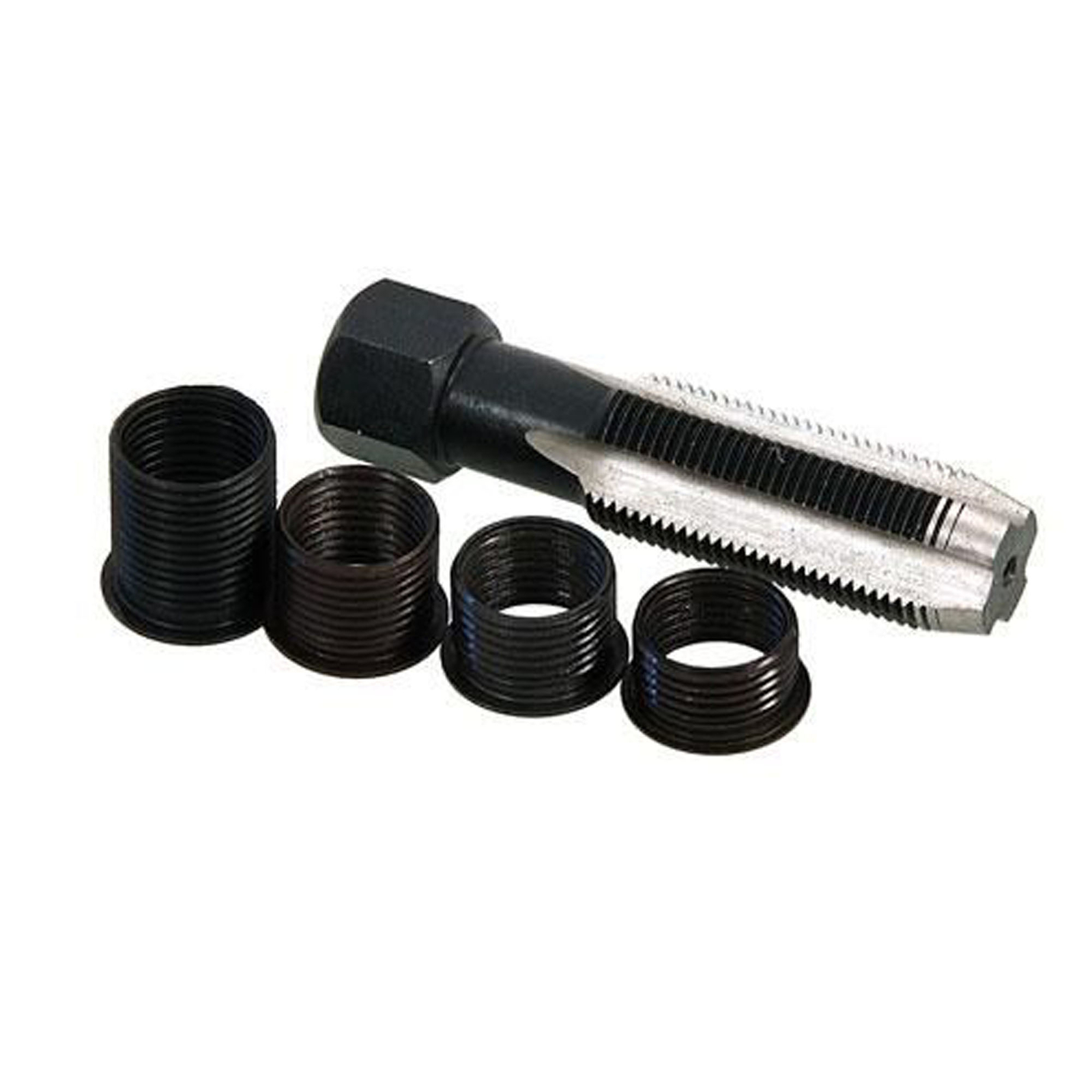 14mm SPARK PLUG RETHREAD KIT CYLINDER HEAD TAP, REAMER & HELICOIL