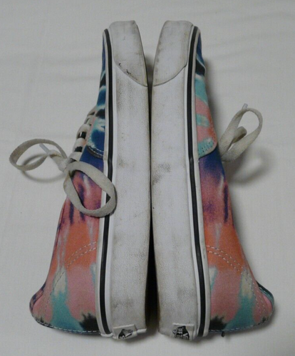 Vans Off The Wall Shoes Blue Pink Tie Dye 721356 Low top sneakers Size M 7 W 8.5 - Bild 6 von 7