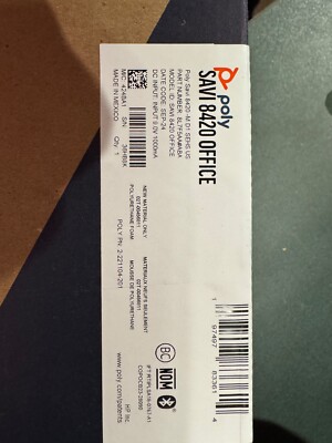Plantronics 8L7F5AA#ABA Poly Savi 8420 Office Microsoftwrls Teams Certified Dect