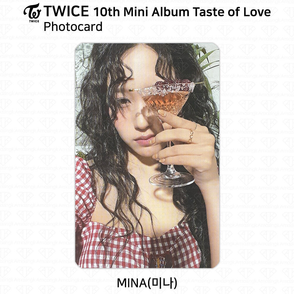 TWICE 10th Mini Album Taste of Love Official Photocard Mina TWICE 10th Mini Album Taste of Love Official Photocard Mina