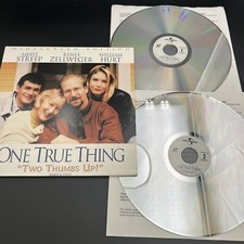 One True Thing 1999 Laserdisc Meryl Streep, William Hurt Renee Zellweger 2 LDs