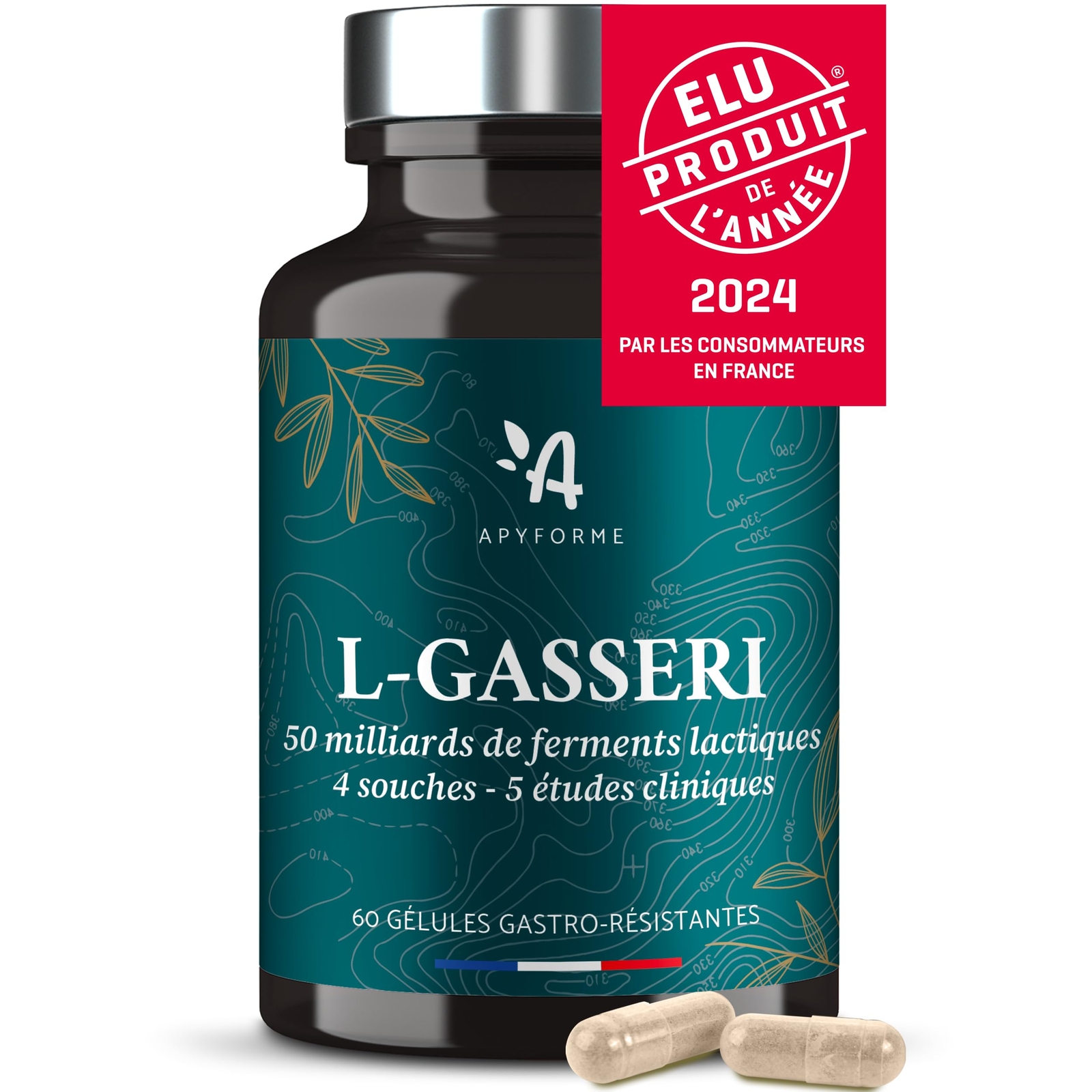 Lactobacillus Gasseri Probiotique Ventre Plat - Flore Intestinale Digestion -...