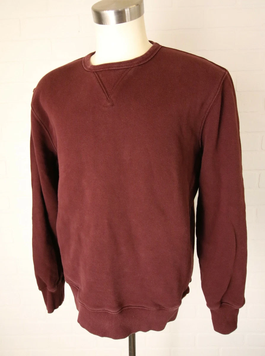 Mens Ever Forward Premium Crew Neck Pullover Sweater Maroon L