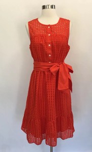 j crew all over eyelet dress
