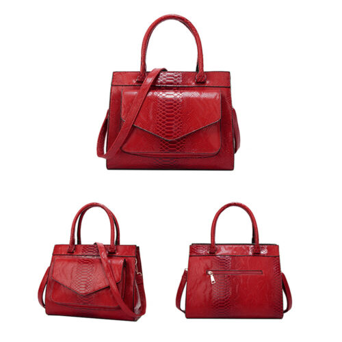 Women Lady Leather Handbag Shoulder Bag Crossbody Satchel Messenger Purse Tote - Picture 6 of 30