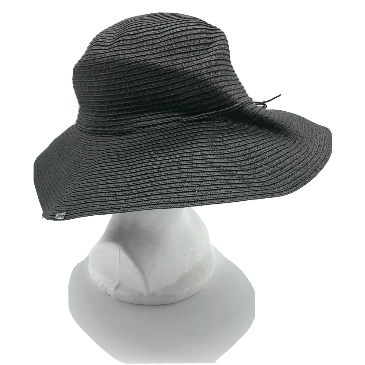 Best’s Seattle Weaved Straw Hat 7”D Black White Dyeing a straw hat: giant bucket method or alternatives? main image 2