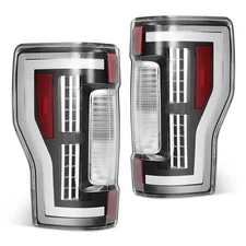 Sequential Tail Lights LED For Ford F250 F350 F450 Super Duty 2017-19 Clear Lens