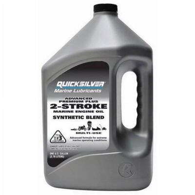 Quicksilver Advanced Premium Plus TC-W3 2-Cycle Outboard Oil - Synthetic Blend -