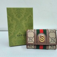 GUCCI 603732 1147 Ophidia GG Key Case Used Genuine from Japan