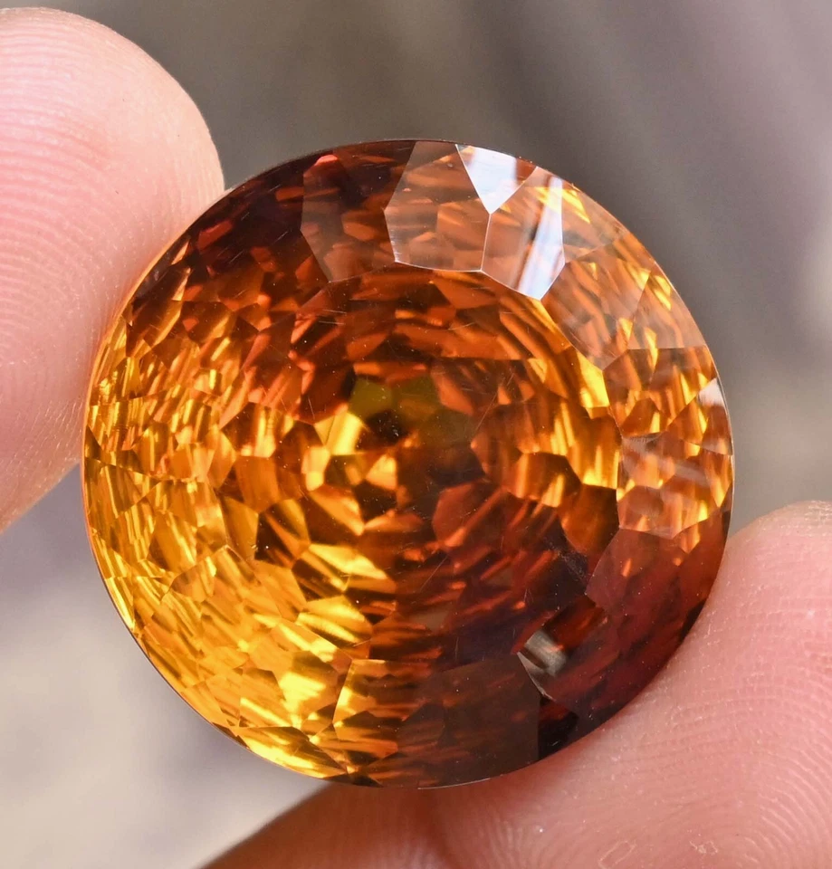 46.55 Ct Natural Bi-Color Ametrine Certified Round Cut Untreated Loose Gemstone - Image 4 of 4