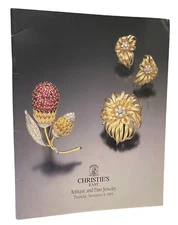 Christies East Antique and Fine Jewelry Auction Catalog November 9, 1995