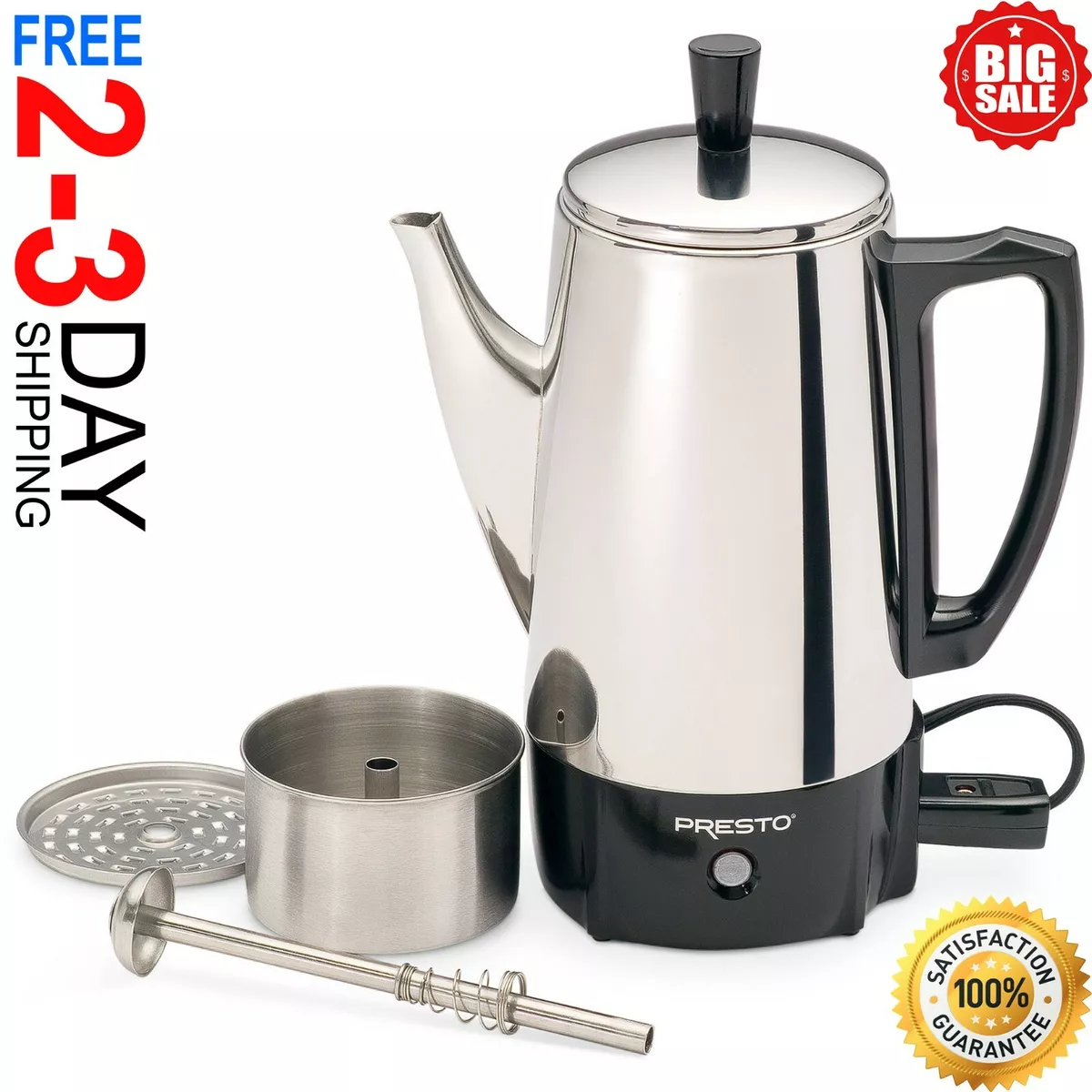Presto top electric percolator