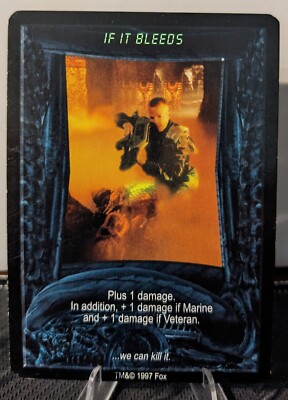 If It Bleeds Aliens Predator CCG